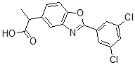 CAS 登录号:51234-76-5, 2-(3,5-二氯苯基)-alpha-甲基-5-苯并恶唑乙酸