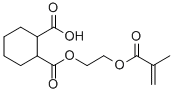 CAS#: 51252-88-1, 1,2-Cyclohexanedicarboxylic acid, mono(2-((2-methyl-1-oxo-2-propenyl)oxy)ethyl) ester