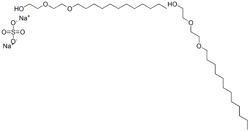 CAS#: 51286-51-2, Diethylene Glycol Monododecyl Ether Sodium Sulfate