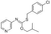 CAS#: 51308-78-2, S-((4-Chlorophenyl)Methyl) O-(2-Methylpropyl) 3-Pyridinylcarbonimidothioate