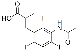 CAS 登录号:51374-99-3, 2-乙基-3-(3-乙酰氨基-2,4,6-三碘苯基)丙酸