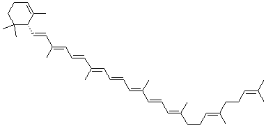 CAS 登录号:514-89-6, 玉米胡萝卜素