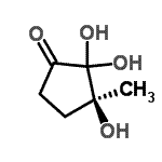 CAS 登录号：514213-34-4， (3S)-2,2,3-三羟基-3-甲基环戊酮