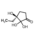 CAS 登录号：514213-36-6， (3S)-3-乙基-2,2,3-三羟基环戊壬