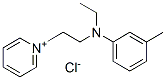CAS#: 51475-16-2, 1-[2-[Ethyl(3-Methylphenyl)Amino]Ethyl]Pyridinium Chloride