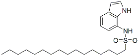CAS#: 51501-27-0, N-1H-Indol-7-Ylhexadecane-1-Sulphonamide