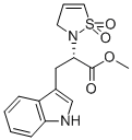CAS 登录号：515130-15-1， (alphaS)-alpha-(1,1-二氧代-2(3H)-异噻唑基)-1H-吲哚-3-丙酸甲酯