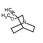 CAS 登录号：515154-59-3， (3R)-3-乙炔基-3-甲氧基奎宁环
