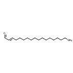 CAS 登录号：51534-37-3， (2E)-2-十八碳烯醛