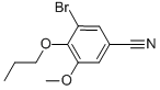 CAS#: 515848-04-1, 3-Bromo-5-Methoxy-4-Propoxybenzonitrile