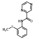 CAS 登录号：515860-60-3， N-[2-(甲硫基)苯基]-2-吡嗪甲酰胺