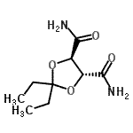 CAS 登录号：515870-46-9， (4R,5R)-2,2-二乙基-1,3-二氧戊环-4,5-二甲酰胺