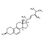CAS 登录号：516-98-3， (3beta,17beta)-17-[(2R,3E,5R)-5,6-二甲基-3-庚烯-2-基]雌甾-5(10),6,8-三烯-3-醇