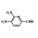 CAS 登录号：516481-68-8， 5,6-二氨基-2-吡啶甲腈