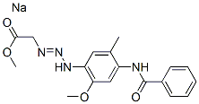 CAS#: 5165-79-7, Sodium [3-(4-Benzamido-6-Methoxy-m-Tolyl)-1-Methyl-2-Triazeno]Acetate