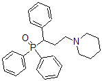 CAS 登录号：51713-16-7， 二苯基[alpha-(2-哌啶乙基)苄基]氧膦