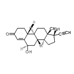 CAS 登录号:51724-44-8, (6beta,17beta)-17-乙炔基-6,17-二羟雌-4-烯-3-酮