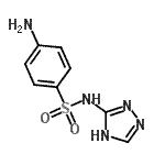 CAS 登录号：51732-39-9， 4-氨基-N-(1H-1,2,4-三唑-3-基)苯磺酰胺