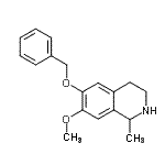 CAS#: 51745-26-7, 6-(Benzyloxy)-7-Methoxy-1-Methyl-1,2,3,4-Tetrahydroisoquinoline