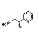 CAS 登录号：517907-52-7， (1S)-1-(2-吡啶基)-3-丁炔-1-醇