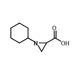 CAS 登录号：518038-15-8， 1-环己基-2-氮丙啶羧酸
