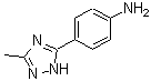 CAS 登录号：518065-43-5， 4-(3-甲基-1H-1,2,4-三唑-5-基)苯胺
