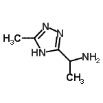 CAS 登录号：518066-19-8， 1-(3-甲基-1H-1,2,4-三唑-5-基)乙胺