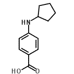 CAS 登录号：518335-96-1， 4-(环戊基氨基)苯甲酸