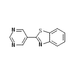CAS 登录号：51864-22-3， 2-(5-嘧啶基)-1,3-苯并噻唑