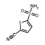 CAS 登录号：519055-65-3， 5-氰基-2-噻吩磺酰胺