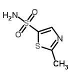 CAS 登录号：519055-67-5， 2-甲基-1,3-噻唑-5-磺酰胺