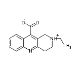 CAS 登录号：519150-65-3， 2-乙基-1,2,3,4-四氢苯并[b][1,6]萘啶-2-鎓-10-羧酸酯