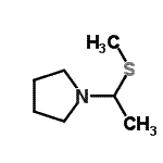 CAS 登录号：519156-67-3， 1-[1-(甲硫基)乙基]吡咯烷