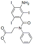 CAS 登录号:51934-66-8, N-(3-氨基-2,4,6-三碘苯甲酰基)-N-苯基-beta-丙氨酸甲酯