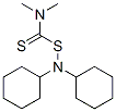 CAS 登录号：51976-94-4， N-环己基-N-[[(二甲基氨基)硫代甲酰]硫代]环己胺