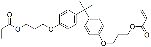 CAS 登录号：51989-01-6， 3-[4-[2-[4-(3-丙-2-烯酰基氧基丙氧基)苯基]丙-2-基]苯氧基]丙基丙-2-烯酸酯