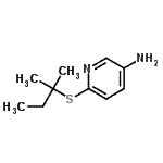 CAS 登录号：52025-22-6， 6-[(2-甲基-2-丁炔基)硫基]-3-吡啶胺
