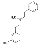 CAS 登录号：52059-51-5， 3-{2-[甲基(2-苯基乙基)氨基]乙基}苯酚