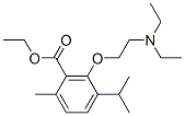 CAS 登录号：52073-25-3， 3-[2-(二乙基氨基)乙氧基]对伞花烃-2-羧酸乙酯
