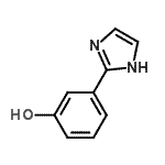 CAS 登录号：52091-36-8， 3-(1H-咪唑-2-基)苯酚