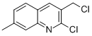 CAS 登录号：521915-96-8， 2-氯-3-(氯甲基)-7-甲基喹啉
