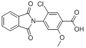 CAS#: 52245-01-9, 5-Chloro-4-(1,3-Dioxo-1,3-Dihydro-Isoindol-2-Yl)-2-Methoxy-Benzoic Acid