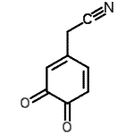 CAS 登录号：522633-51-8， (3,4-二氧代-1,5-环己二烯-1-基)乙腈