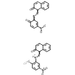 CAS 登录号：52277-71-1， 1-[(2-羟基-5-硝基苯基)偶氮]-2-萘酚铬络合物
