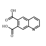 CAS 登录号：52287-38-4， 6,7-喹啉二甲酸