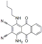 CAS 登录号:52373-91-8, 1-氨基-4-(丁基氨基)-9,10-二氢-9,10-二氧代蒽-2,3-二甲腈