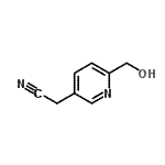 CAS 登录号：52426-69-4， [6-(羟基甲基)-3-吡啶基]乙腈