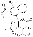 CAS # 52435-87-7, 4-[1-(乙酰氧基)-3-氧代-1H,3H-萘并[1,8-cd]吡喃-1-基]-1-羟基-2-萘甲酸甲酯