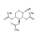 CAS 登录号:52443-06-8, (3S,4S,5R)-2-氰基四氢-2H-吡喃-3,4,5-三基三乙酸酯