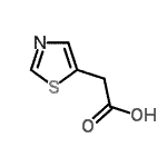 CAS 登录号：52454-63-4， 1,3-噻唑-5-基乙酸